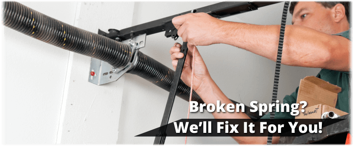 Broken Garage Door Spring Santa Clara CA